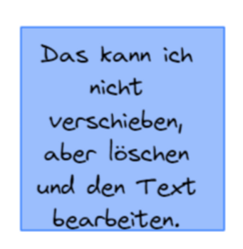 Text in einer Schriftart, die an Schreibschrift erinnert. 