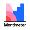 Logo: Mentimeter (rot-blaue Bildmarke aus geometrischen Formen)