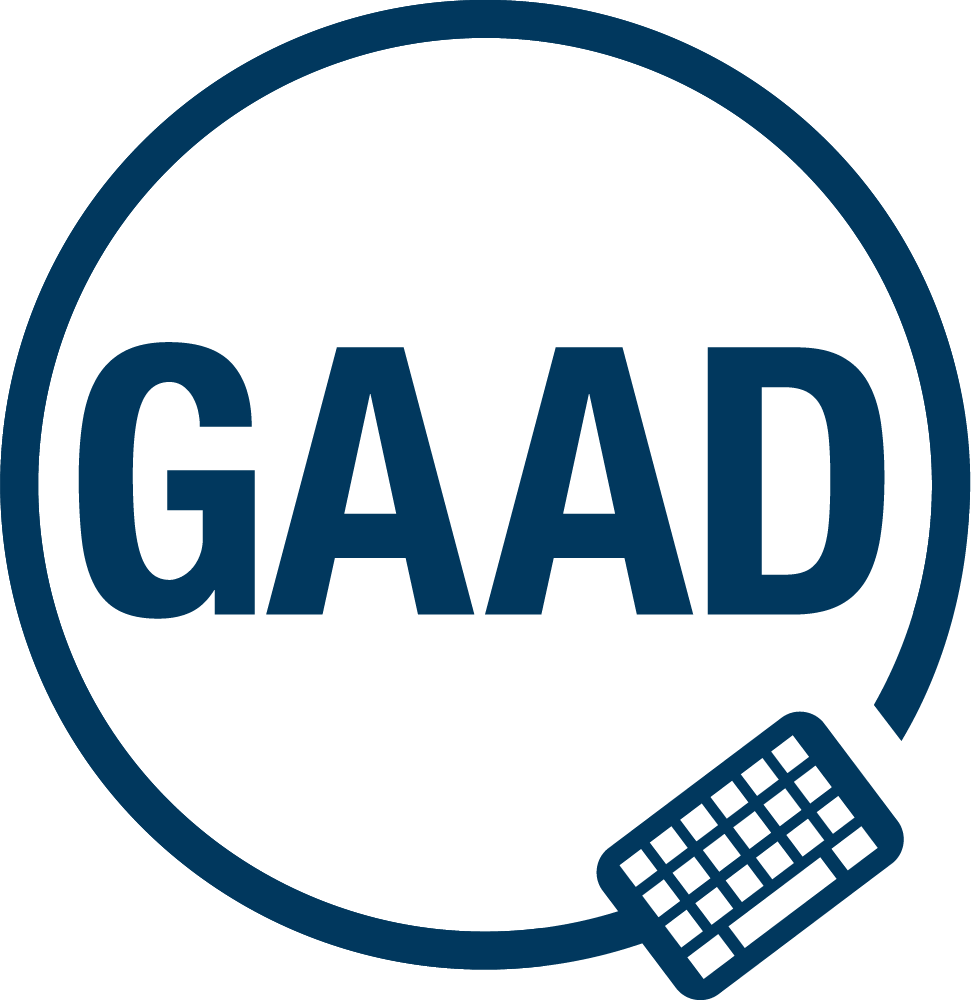 Blaues GAAD-Logo